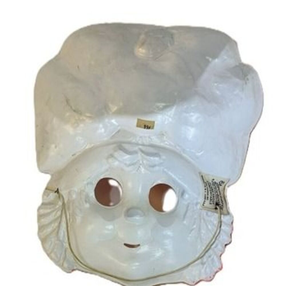 Vintage 1980s Ben Cooper Strawberry Shortcake Halloween Mask w/ Tag – Retro - Picture 3 of 3